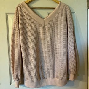 V neck sweater